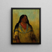 Tchow-Ee-Pt-O-Kaw een vrouw - George Catlin — ingelijst kunstwerk aan de muur