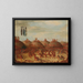La dernière course, ceremonie Mandan OkeePa - George Catlin — ingelijst kunstwerk aan de muur