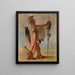 TíLee, een onderscheidende krijger - George Catlin — ingelijst kunstwerk aan de muur
