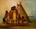 Twee Comanche-meisjes - George Catlin — weergave van het kunstwerk