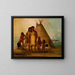 Twee Comanche-meisjes - George Catlin — ingelijst kunstwerk aan de muur