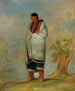 WaQuthEQua L'épouse des Bucks L'épouse de la baleine - George Catlin — weergave van het kunstwerk
