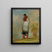 WaQuthEQua L'épouse des Bucks L'épouse de la baleine - George Catlin — ingelijst kunstwerk aan de muur