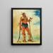 WahCheeHhsKa L'homme qui met tout à l'extérieur - George Catlin — ingelijst kunstwerk aan de muur