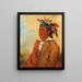 WahPnJeeA De zwaan een krijger - George Catlin — ingelijst kunstwerk aan de muur