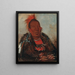 WahRoNeSah, de leider van de stam - George Catlin — ingelijst kunstwerk aan de muur