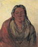 Wahpeshsee Moeder van de Leider - George Catlin — weergave van het kunstwerk