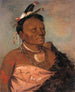 WeeTRaShRo Chef de la tribu - George Catlin — weergave van het kunstwerk