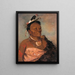 WeeTRaShRo Chef de la tribu - George Catlin — ingelijst kunstwerk aan de muur