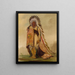 WnEeTon Chef de la tribu - George Catlin — ingelijst kunstwerk aan de muur