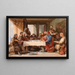 Moines à table - George Cattermole — ingelijst kunstwerk aan de muur