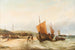van George D Callow | Retour des bateaux de pêche — weergave van het kunstwerk