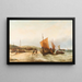van George D Callow | Retour des bateaux de pêche — ingelijst kunstwerk aan de muur