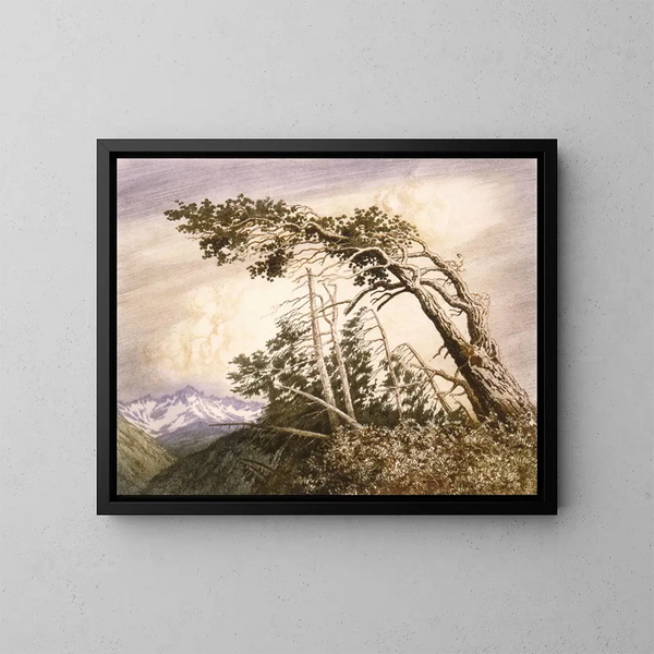 Maison des vents n° 2 - George Elbert Burr — framed artwork on a wall