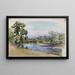 La Wye nabij Ross - George Elbert Burr — ingelijst kunstwerk aan de muur