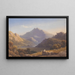 Snowdon vanaf Llyn Nantlle, Noord-Wales - George Fennell Robson — ingelijst kunstwerk aan de muur