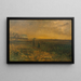 Twilight on the Prairie - George Fuller — framed artwork on a wall