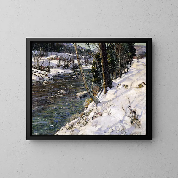 Sunny Slopes Painting - George Gardner Symons — framed artwork on a wall
