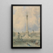 Trafalgar Square - George Hawkins — framed artwork on a wall