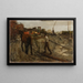 Bouwplaats (Conflictopstelling) - George Hendrik Breitner — ingelijst kunstwerk aan de muur