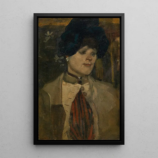 George Hendrik Breitner - Portrait of a Chanteuse.webp