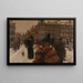 De Singelbrug bij de Paleisstraat in Amsterdam - George Hendrik Breitner — ingelijst kunstwerk aan de muur