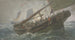 Visboot op zee - George Henry Andrews — weergave van het kunstwerk