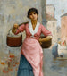 La fille de l'eau - George Henry Clements — weergave van het kunstwerk