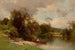 Partij aan het vissen - George Henry Smillie — weergave van het kunstwerk