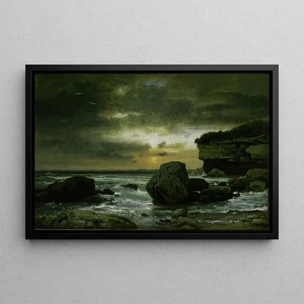 A Marine - George Inness — framed artwork on a wall