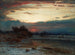 Een winterlucht - George Inness — weergave van het kunstwerk