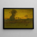 na zonsondergang in Montclair, New Jersey - George Inness — ingelijst kunstwerk aan de muur