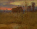 Lueur du soir sur la prairie - George Inness — weergave van het kunstwerk
