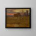 Lueur du soir sur la prairie - George Inness — ingelijst kunstwerk aan de muur