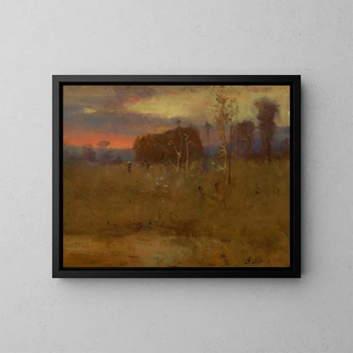 George Inness - Afterglow on the Meadow.webp
