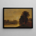 Herfstweiden - George Inness — ingelijst kunstwerk aan de muur