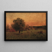 Koeien in een veld - George Inness — ingelijst kunstwerk aan de muur