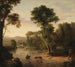 La Traversée du gué - George Inness — weergave van het kunstwerk