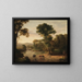 La Traversée du gué - George Inness — ingelijst kunstwerk aan de muur