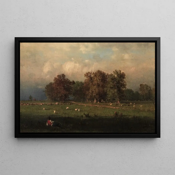 Durham, Connecticut - George Inness — ingelijst kunstwerk aan de muur