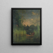 Schemering in de rietvelden - George Inness — ingelijst kunstwerk aan de muur