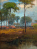 Tarpon Springs in de vroege ochtend - George Inness — weergave van het kunstwerk