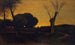 Avond in Medfield, Massachusetts - George Inness — weergave van het kunstwerk