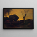 Avond in Medfield, Massachusetts - George Inness — ingelijst kunstwerk aan de muur
