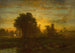 Ferme au crépuscule - George Inness — weergave van het kunstwerk