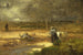 Richting huis - George Inness — weergave van het kunstwerk
