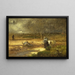 Richting huis - George Inness — ingelijst kunstwerk aan de muur