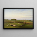 in het Romeinse platteland - George Inness — ingelijst kunstwerk aan de muur