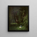 In het bos - George Inness — ingelijst kunstwerk aan de muur