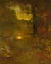 Landschap bij zonsondergang Het einde van de dag - George Inness — weergave van het kunstwerk